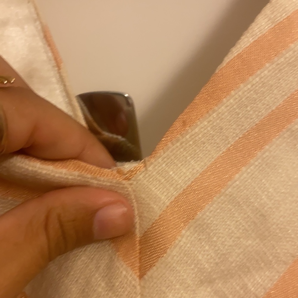 Anthropologie HD in Paris Cream Pink Top - Picture 6 of 11